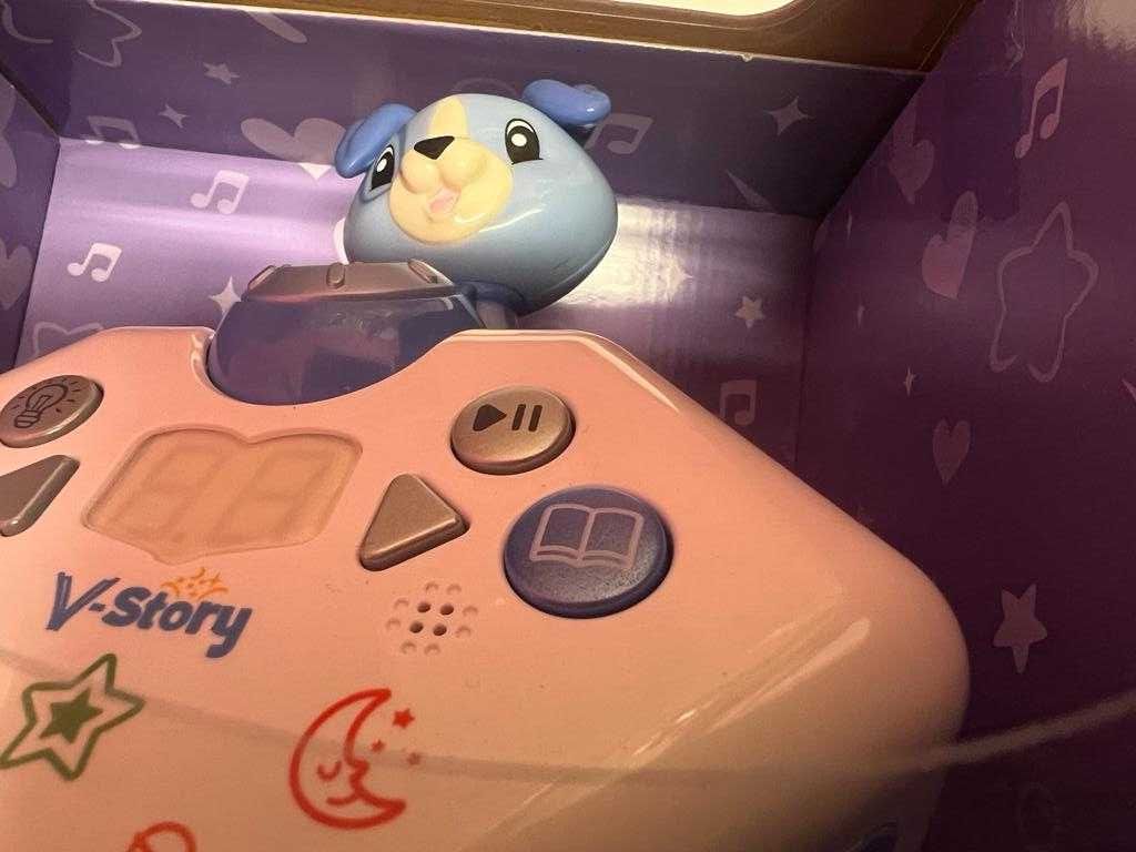 Vtech V-Story, pudełko do słuchania muzyki i historii, niebieskie