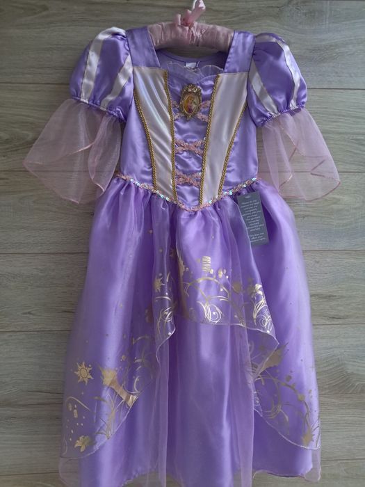 Карнавальное платье Рапунцель принцессы disney 5-6-7л