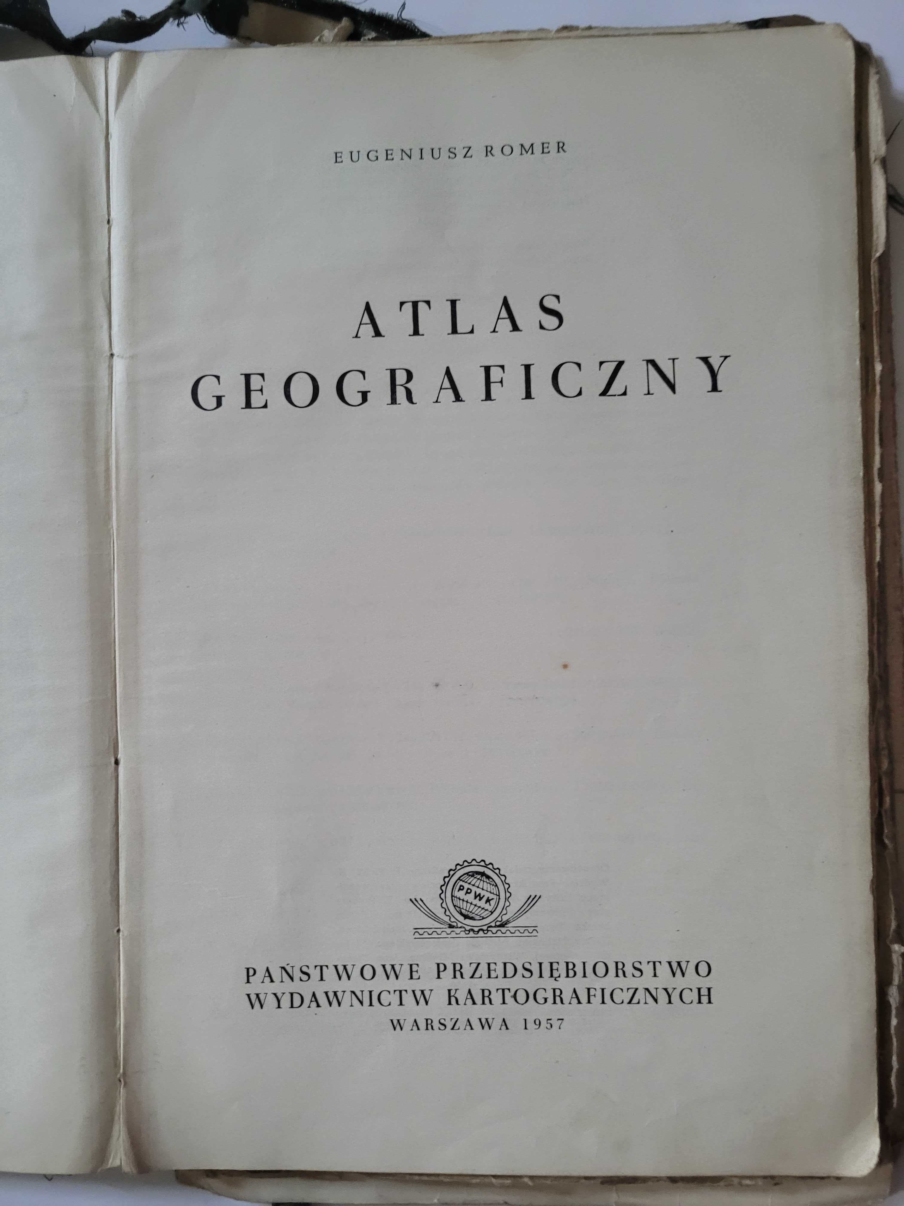 Atlas geograficzny, 1957r.