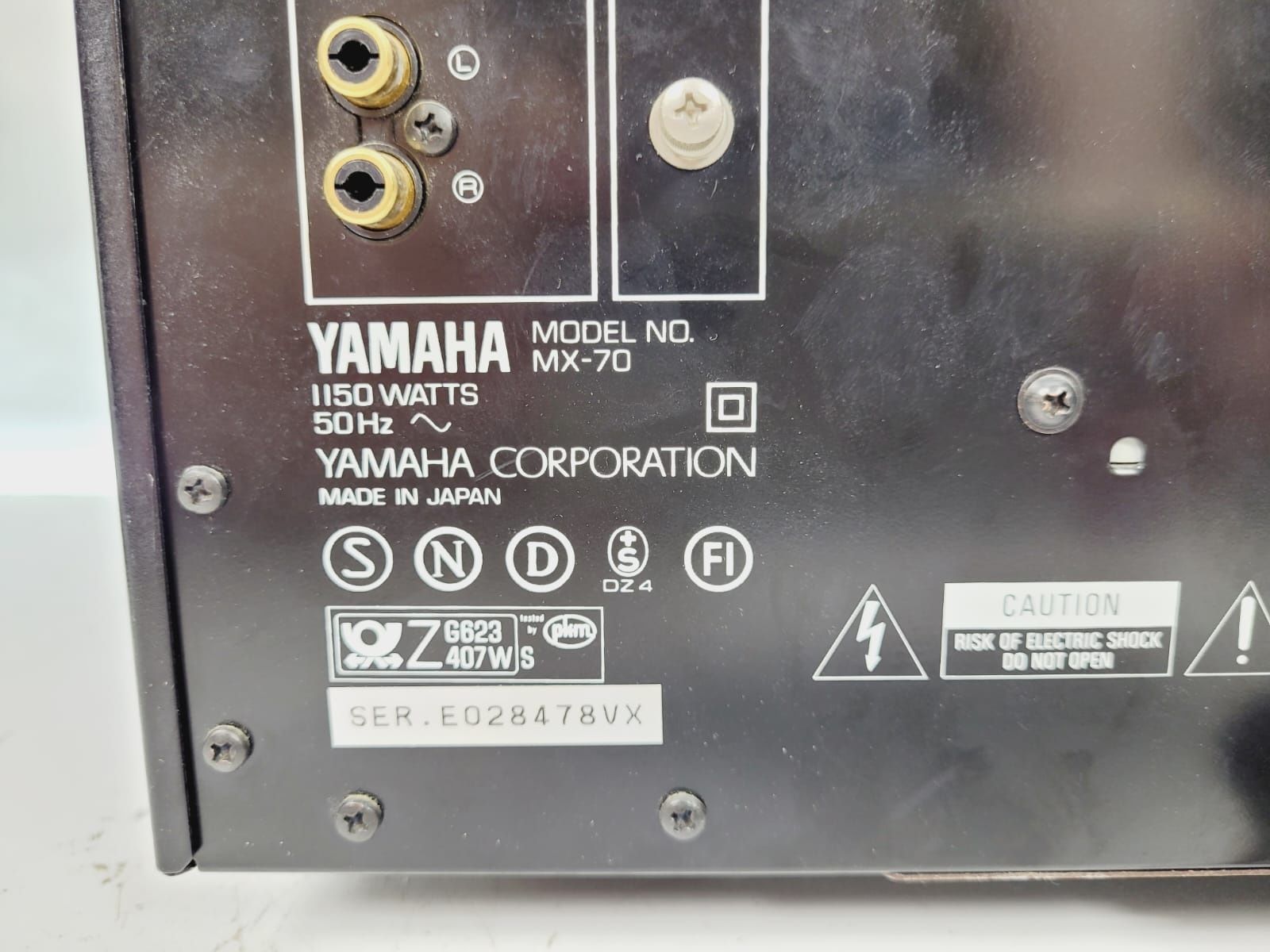 Yamaha MX 70 POTĘŻNA KOŃCÓWKA 2X170w 8ohm wzmacniacz Japan