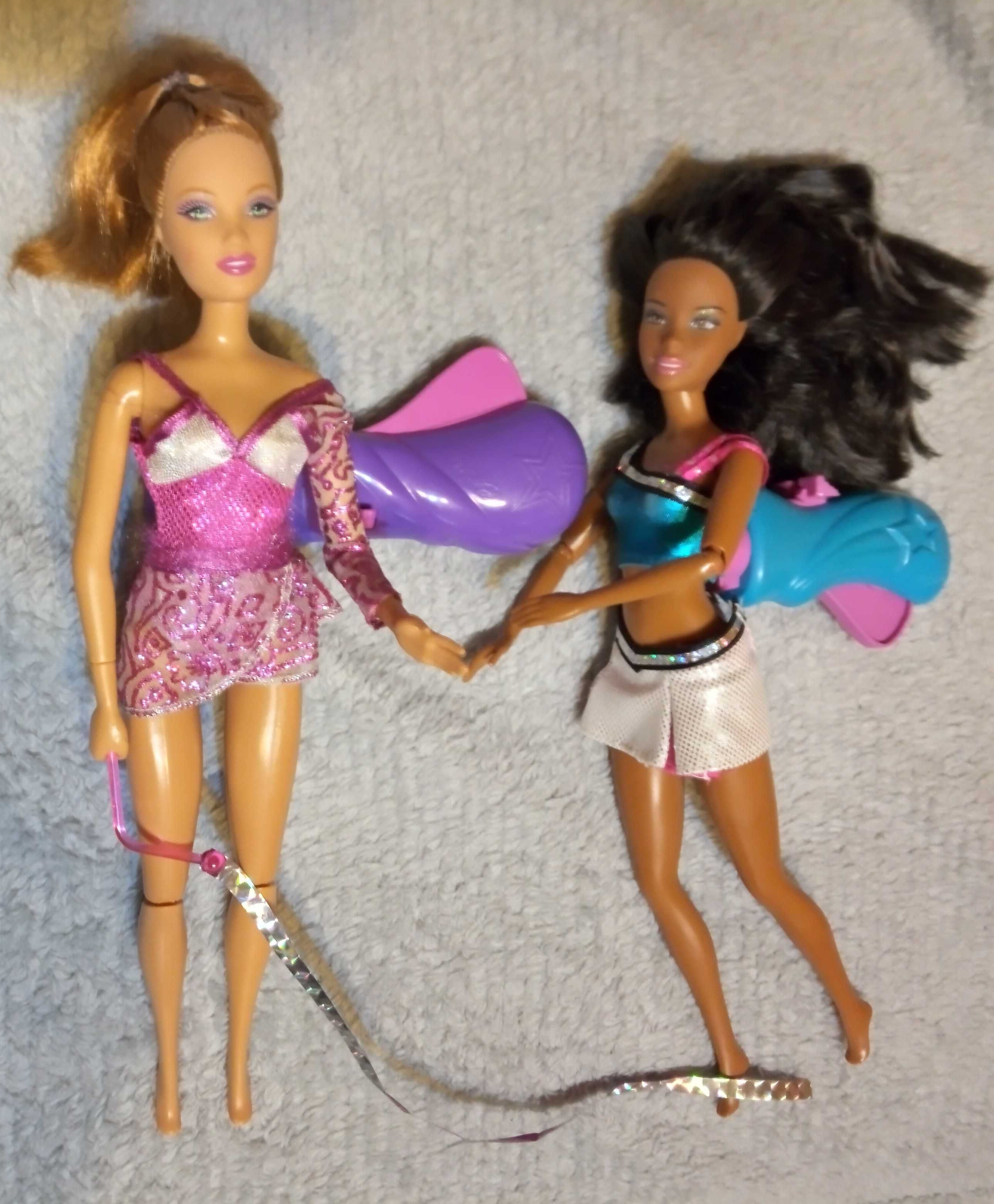 Lalki Barbie gimnastyczki, cheerleaders