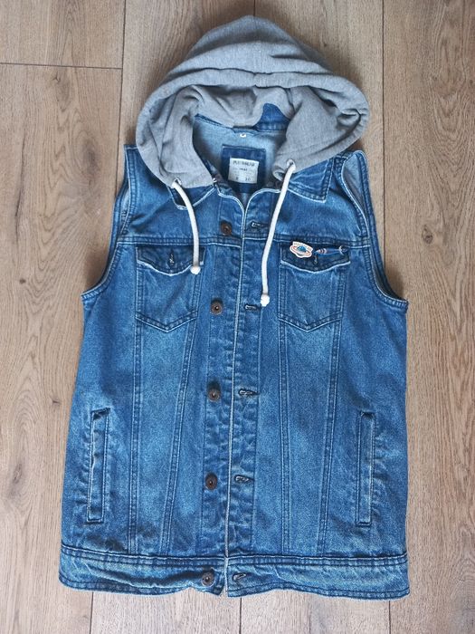 Чоловіча прикольна жилетка з капішоном.