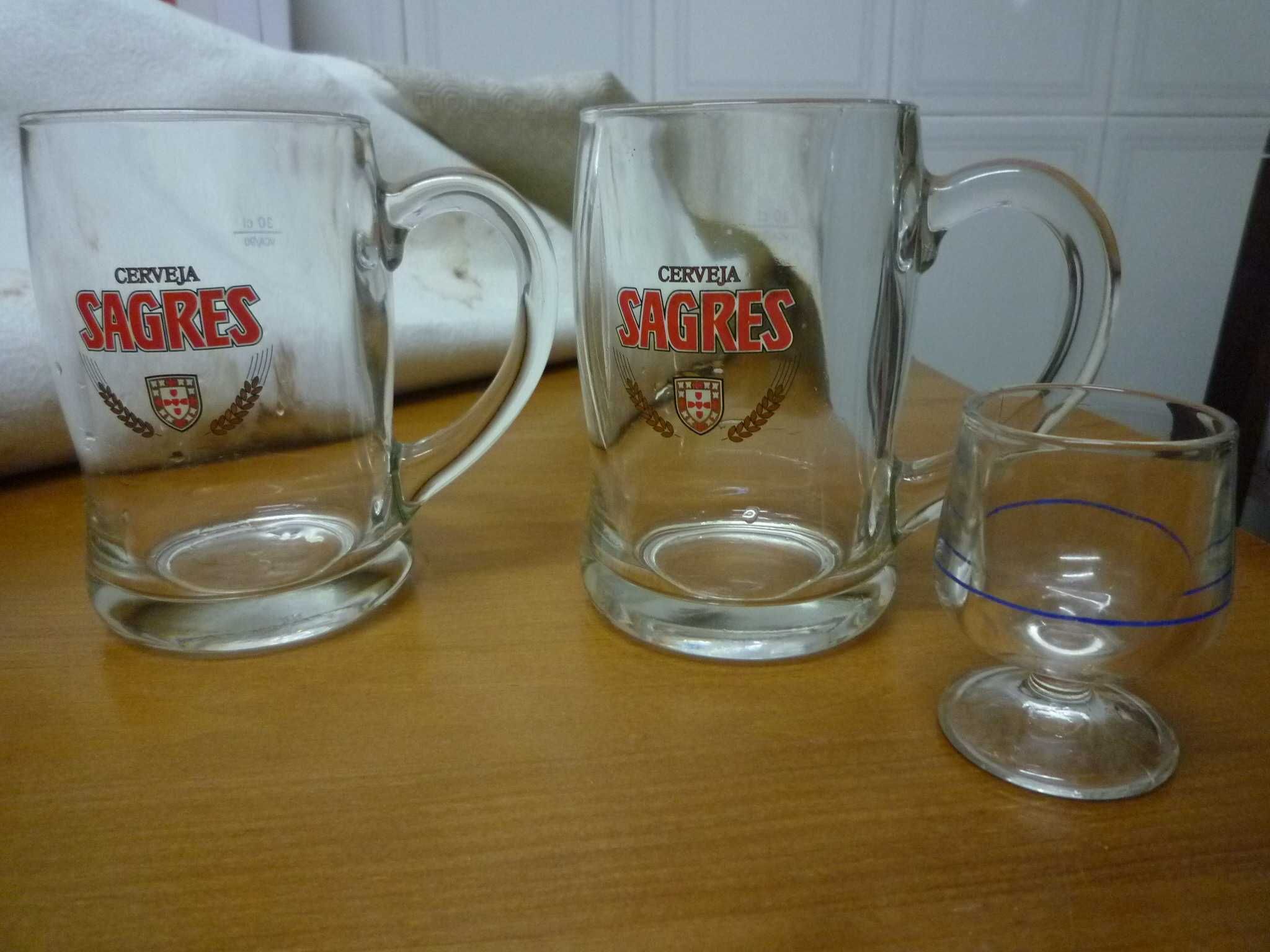 Canecas antigas Sagres 30cl