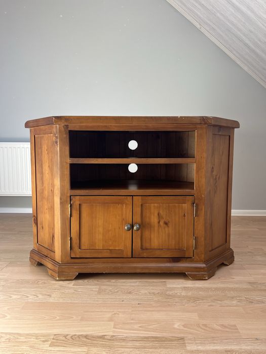 Dębowa szafka narożna