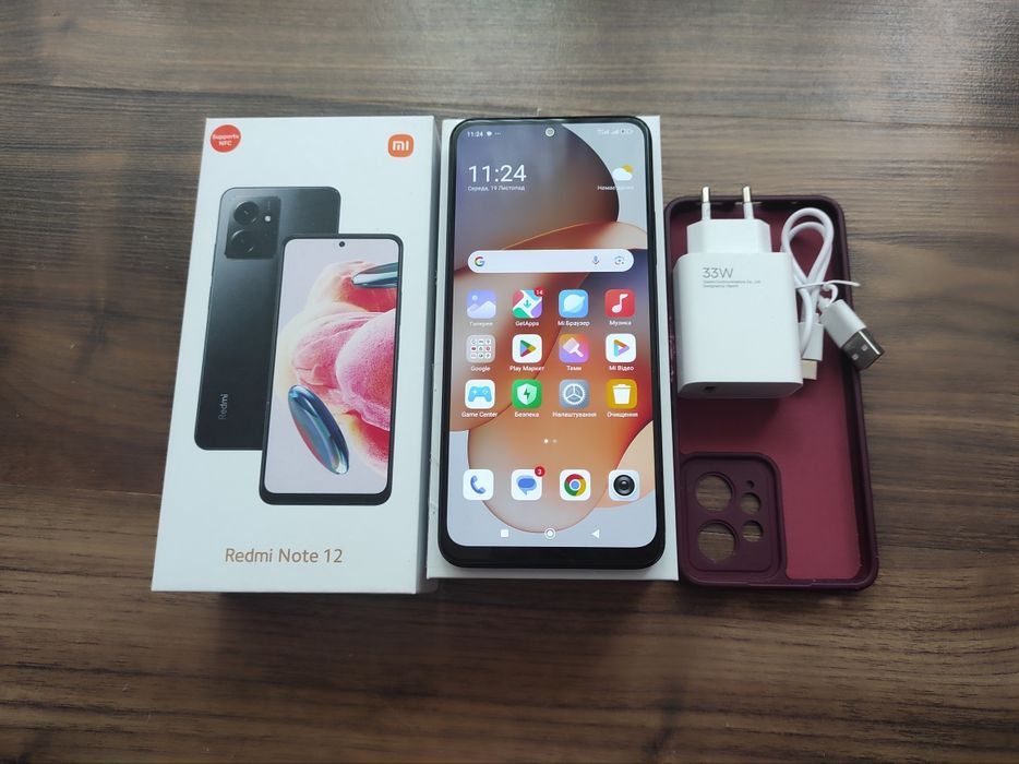Xiaomi Redmi 12 Note 128gb КОМПЛЕКТ