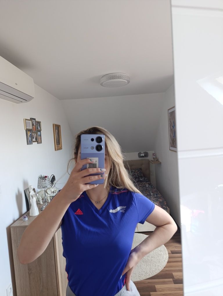 Koszulka sportowa adidas siłownia bieganie S m luźna