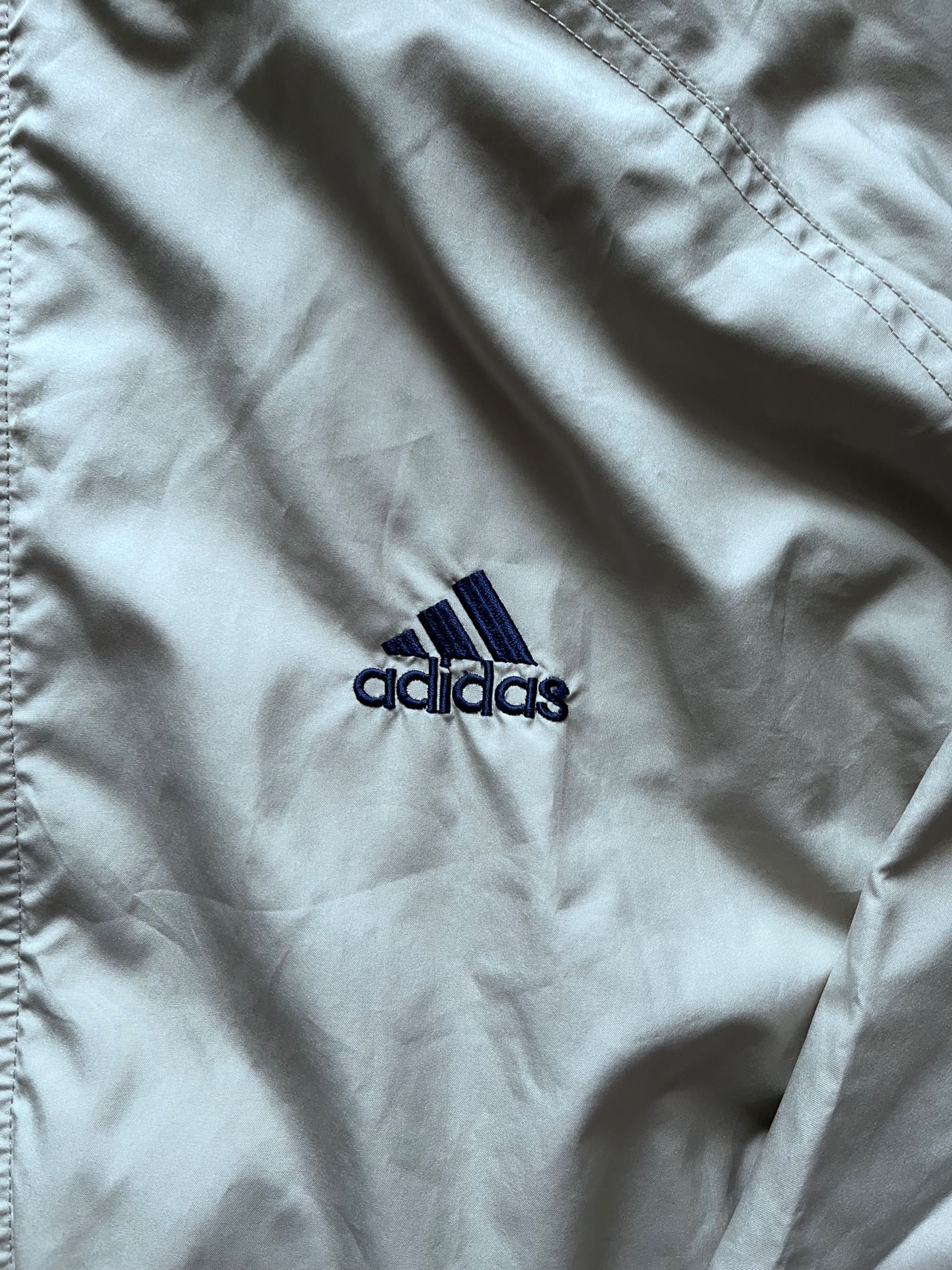 Kurtka Adidas vintage z lat 90 bezowa rozmiar L stan dobry