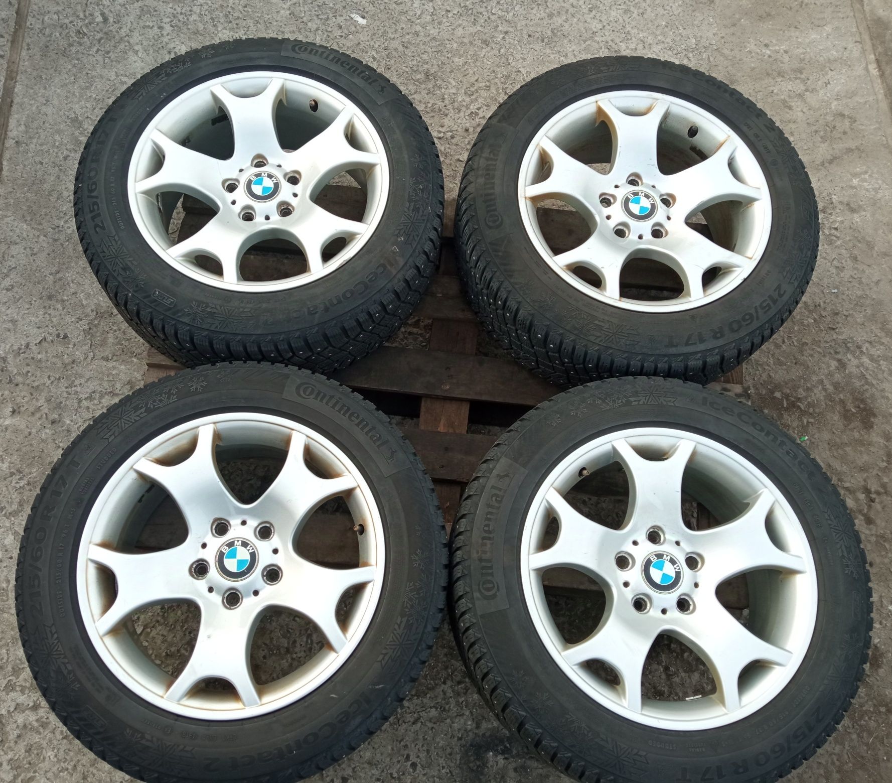Диски R17 BMW колеса титани БМВ Р17 215/60 X3 X5