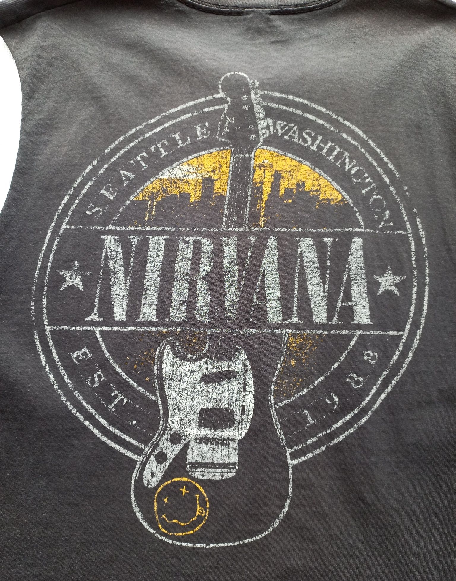 Винтаж Мерч футболка группы Nirvana size L 90-00гг