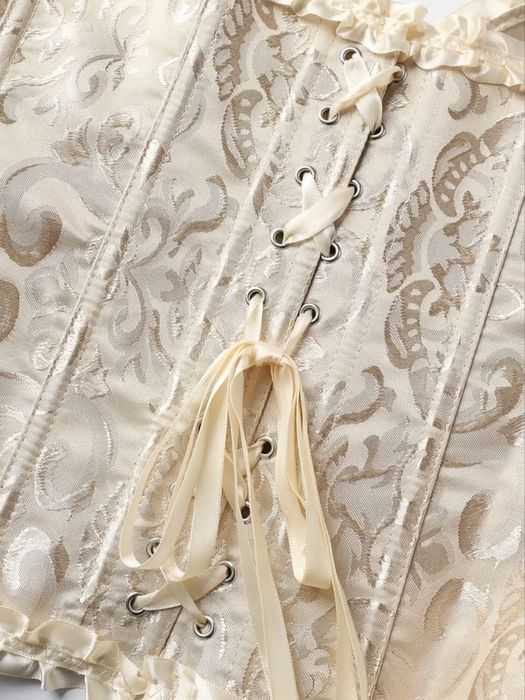 Корсет бежевий