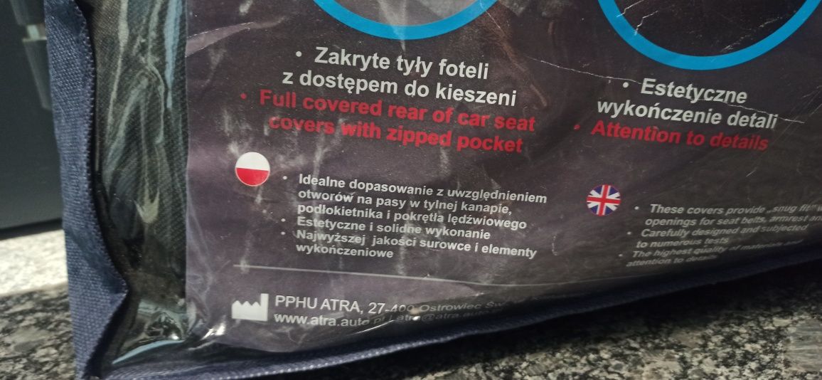 Pokrowce miarowe do samochodu Toyota Auris II Kombi Atra