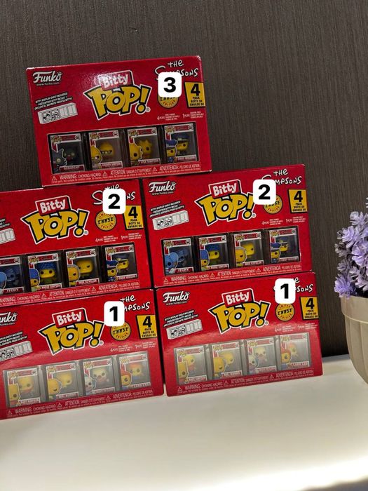 Фігурка Funko POP! Bitty Сімпсони 4в1