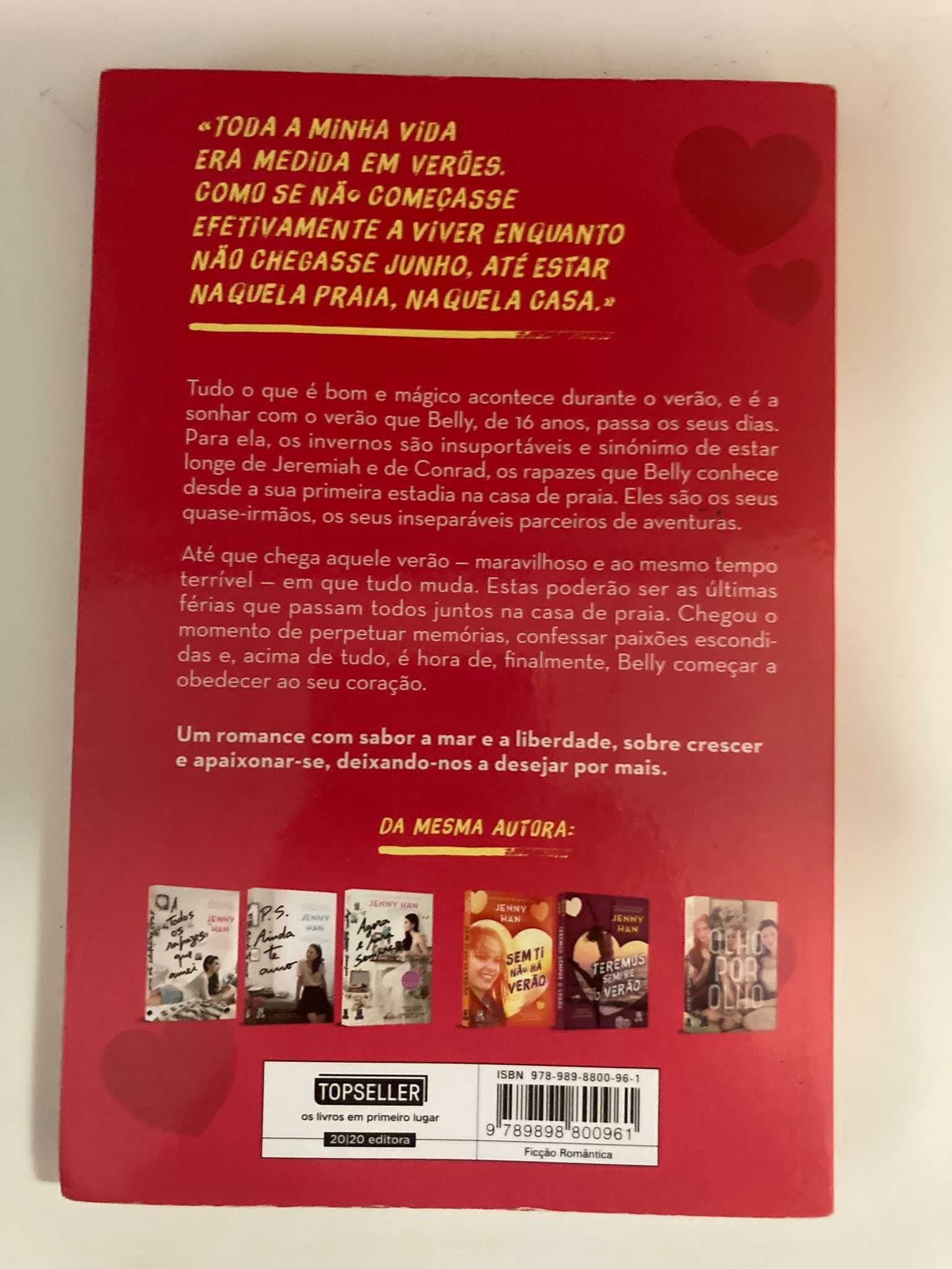 Livro "O Verão em que Me Apaixonei" de Jenny Han