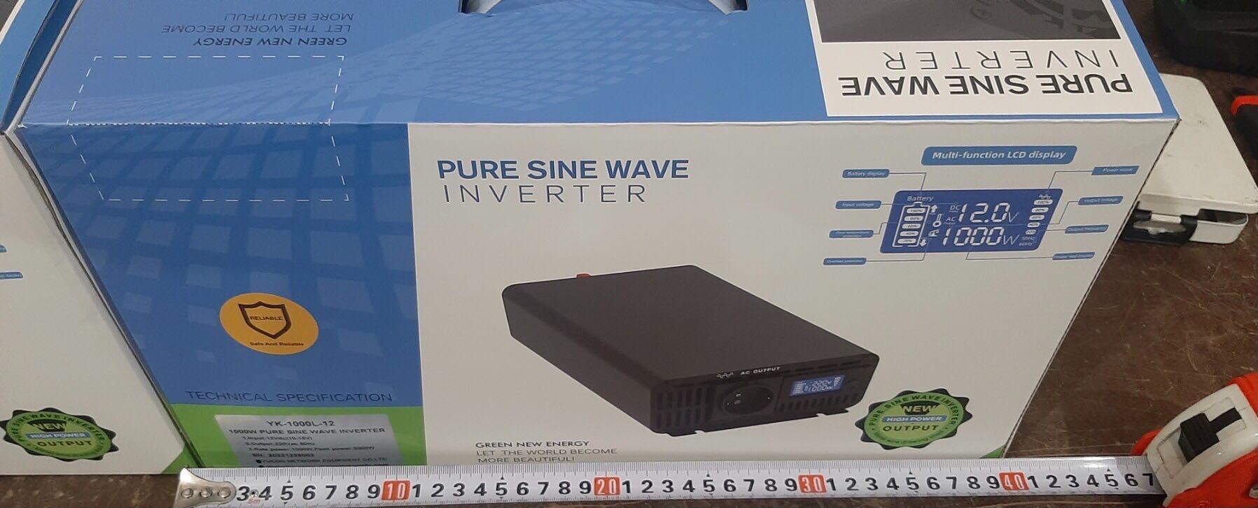 Инвертор /Pure Sine Wave 1000l/чистая синусоида/чистый синус/