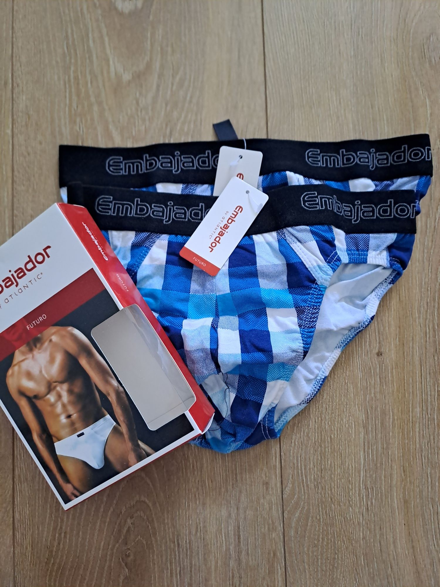 2+1 Slipy męskie Atlantic Embajador, rozmiar M, 2PACK