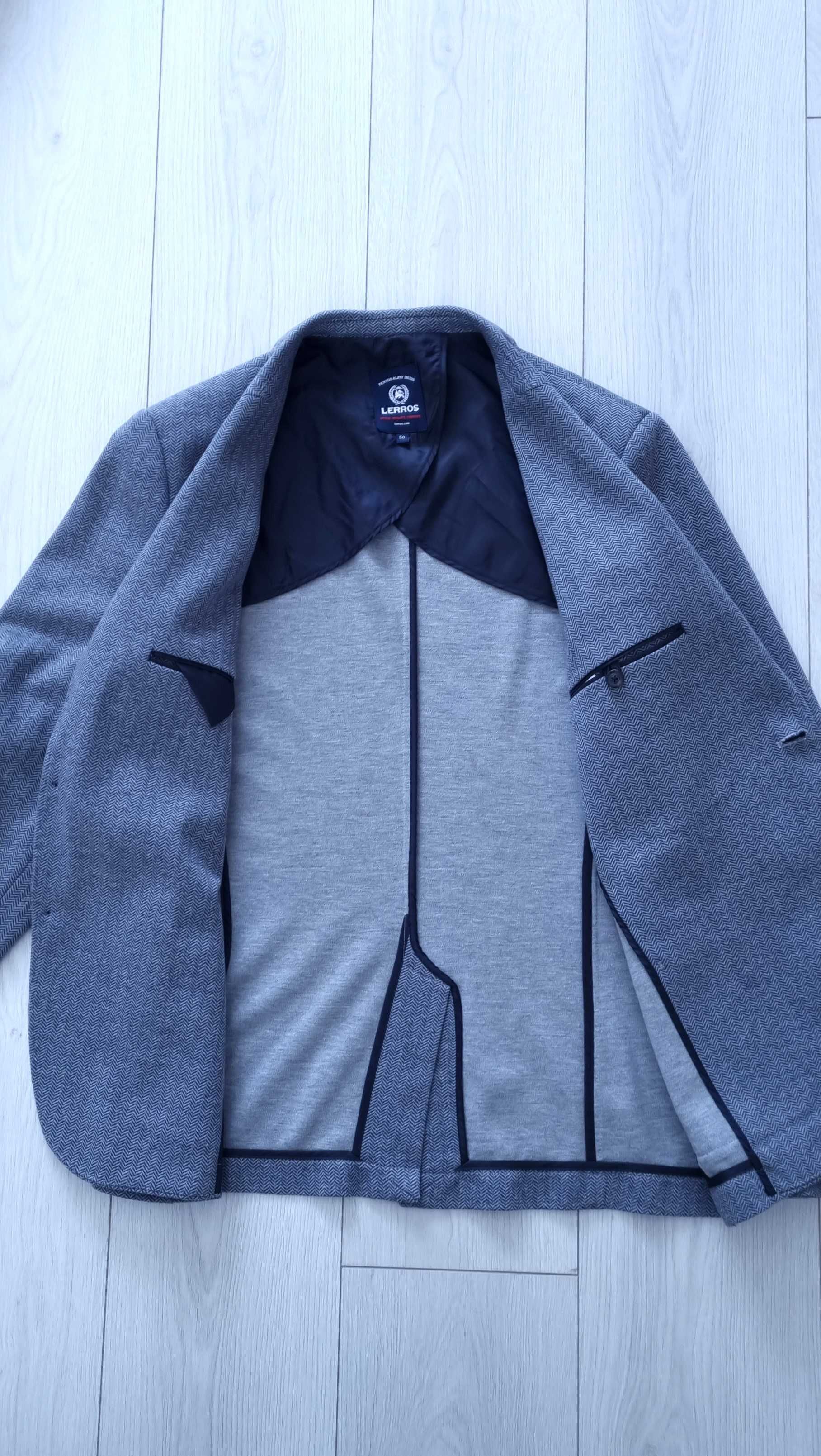 Брендовый приталенный мужской пиджак от Lerros