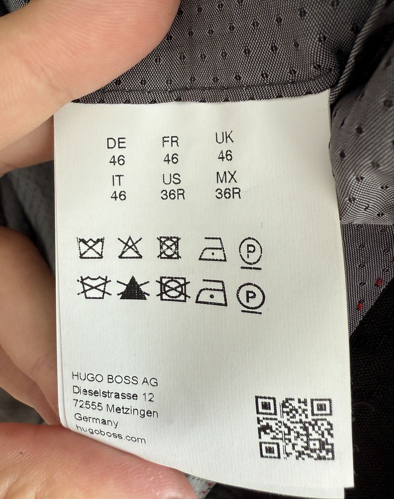 Піджак Hugo Boss оригінал з чоловічого плеча розміру 46