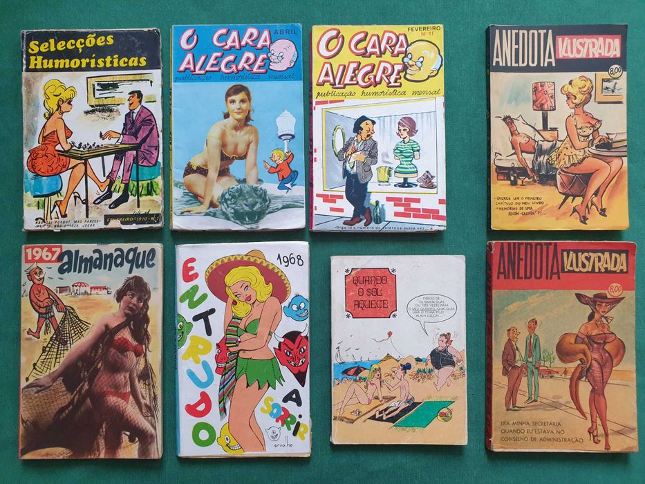Livros Antigos de Humor e Cartoon Anos 60/70 (34 Livros)