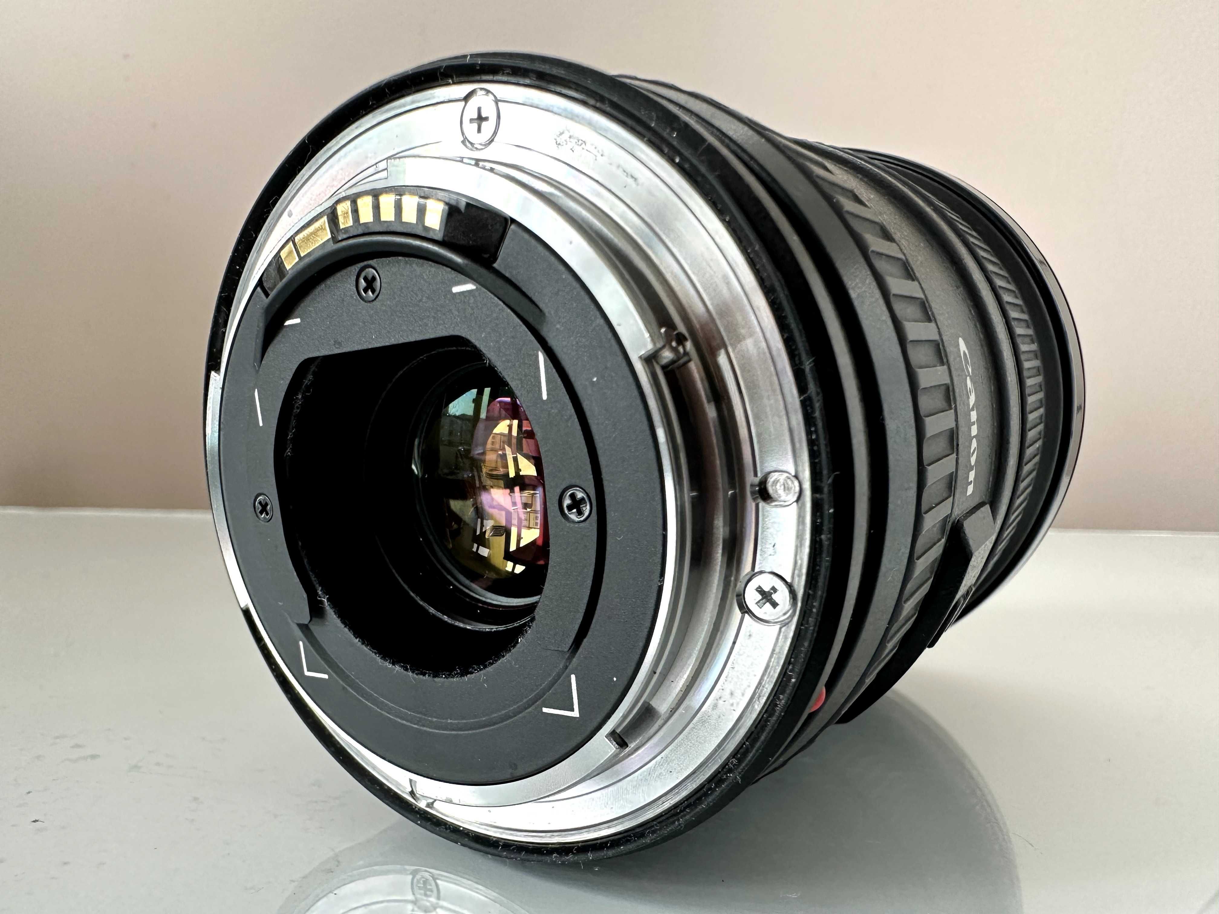 Canon EF 17-40 F4L USM  jak nowy + Marumi 77mm