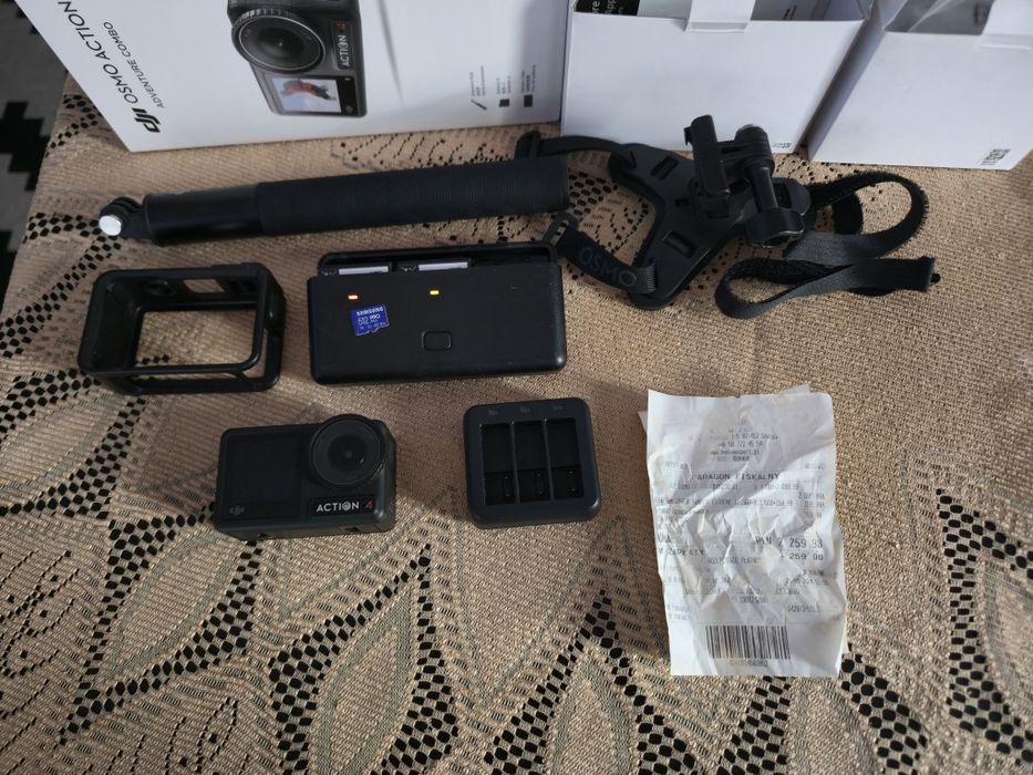 Dji osmo action 4 adventure combo + 512gb microSD