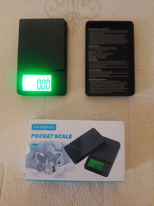 Высокоточные, ювелирные/медицинские весы - 500g x 0.01g