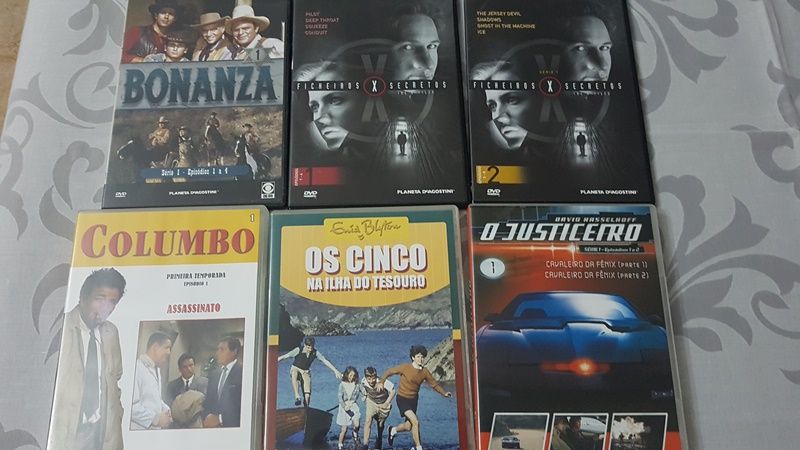 10 DVD Séries diversas