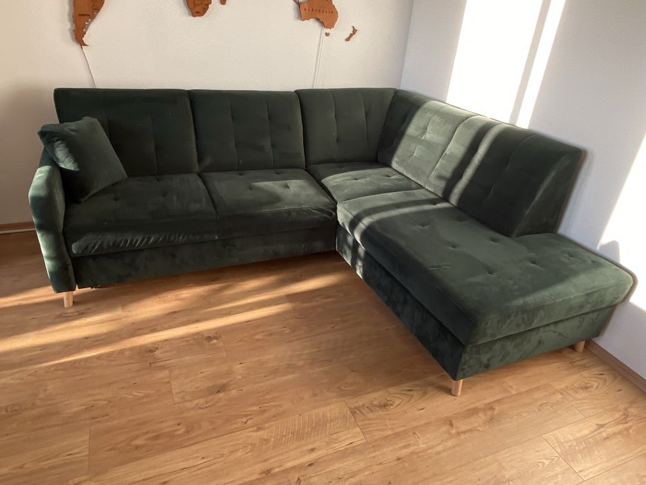 Zielony Naroznik z fukcja spania stan bardzo dobry !!!