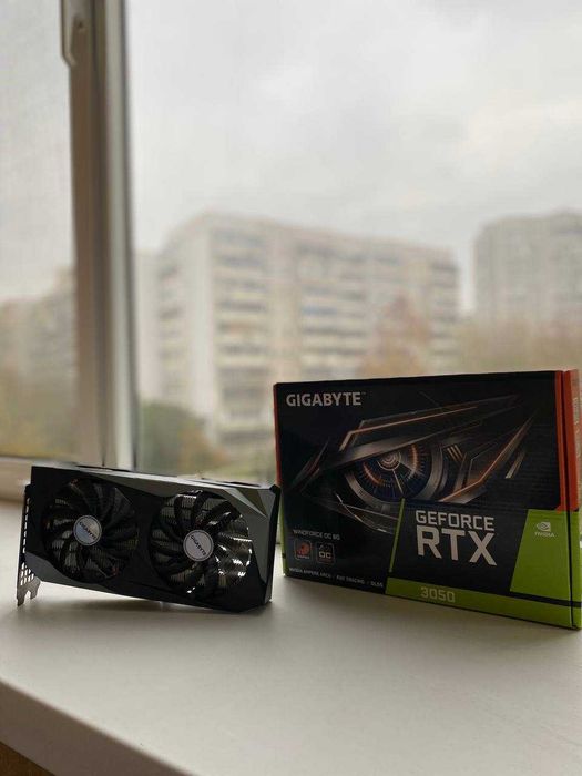 Продам відеокарту Gigabyte GeForce RTX 3050 WINDFORCE (8gb)