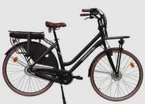 Bicicleta wsyscral citadina muito robusta.