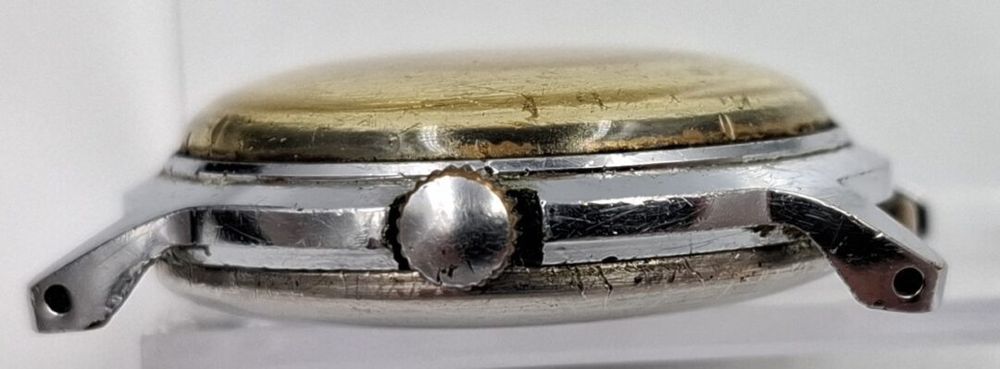 Stary zegarek mechaniczny kolekcjonerski uszkodzony Ruhla
