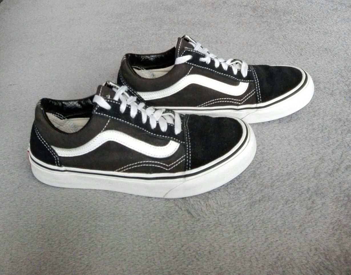 Vans czarne oryginalne buty sportowe trampki rozm 37