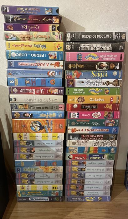 Pack cassetes VHS