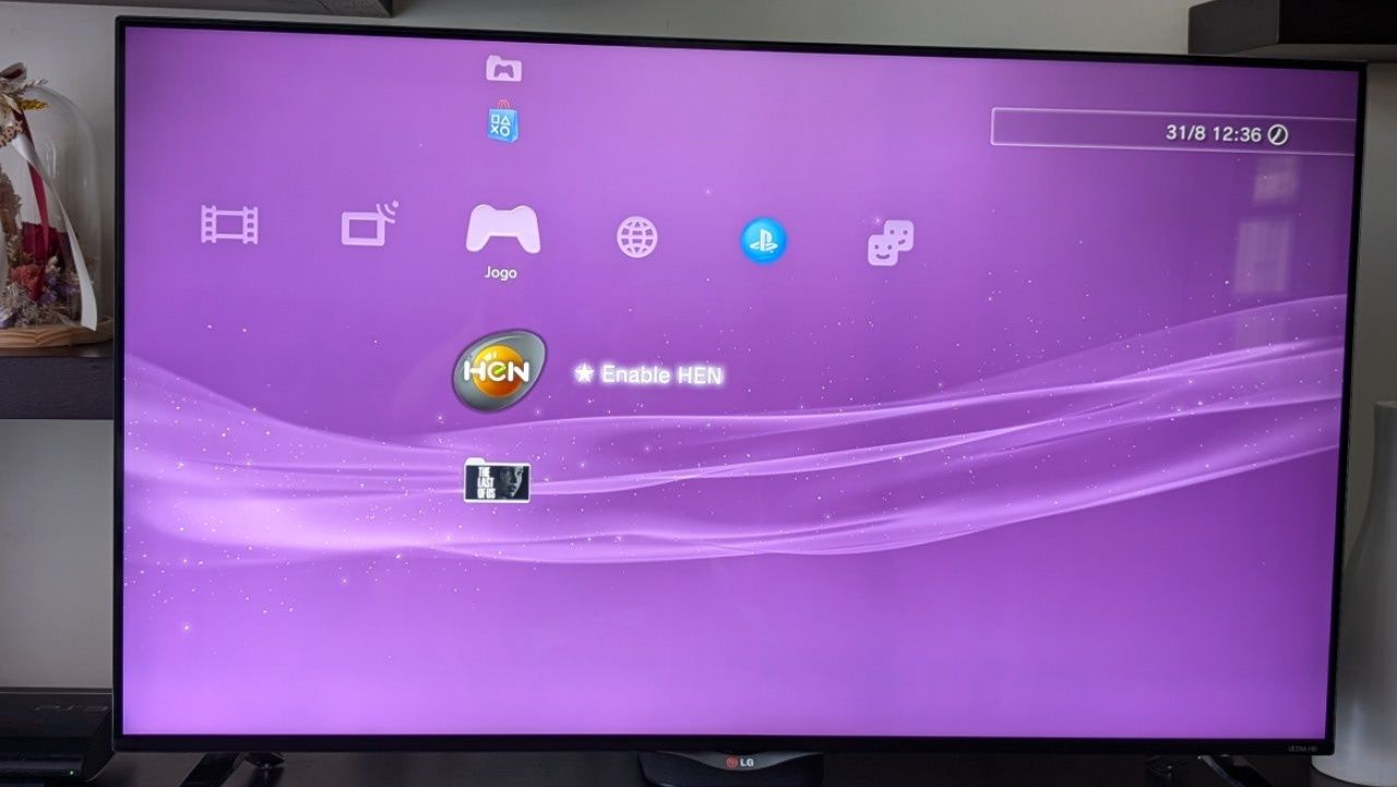 Ps3 12G+hdd 160G desbloqueada com Hen