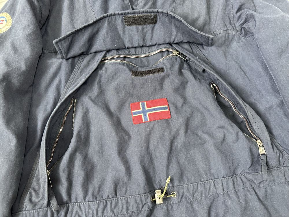 Napapijri Skidoo Anorak Jacket Navy size L kurtka narciarska snowboard