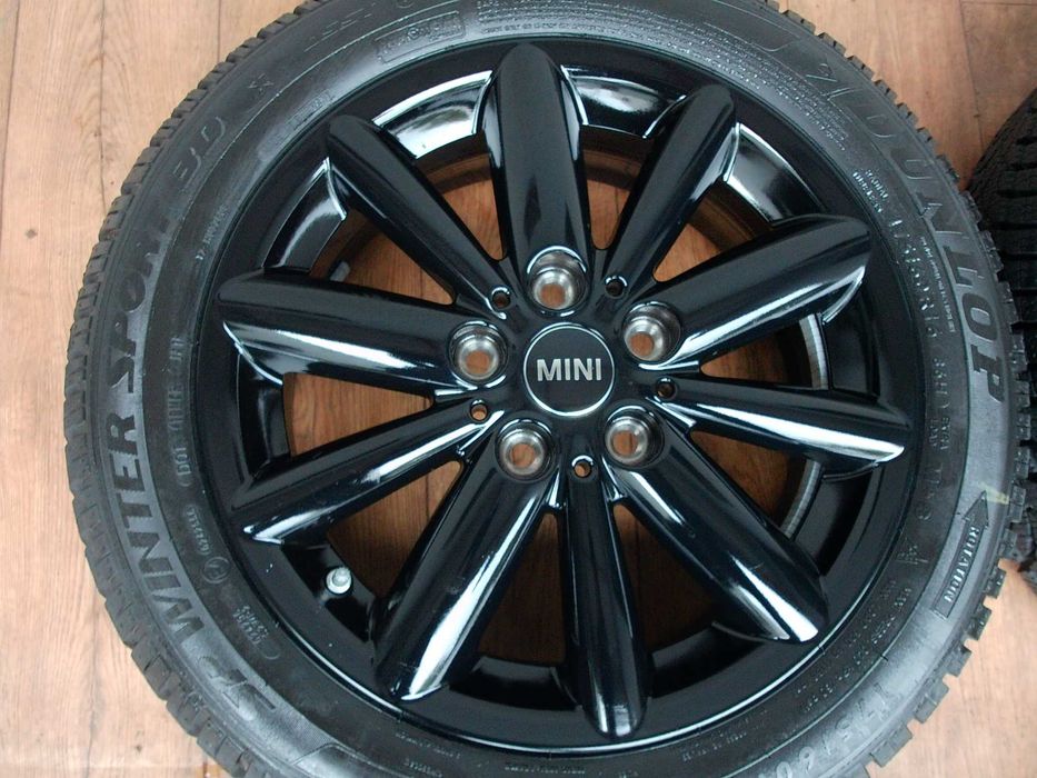 Koła Mini F55 F56 16x5,5 5x110 ET46 +czujniki + Dunlop 175/60/16 zima
