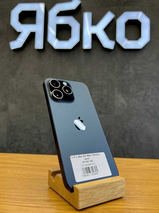 Акція! Вживаний IPhone 15 pro max 512GB Blue Titanium в Ябко м.Нетішин