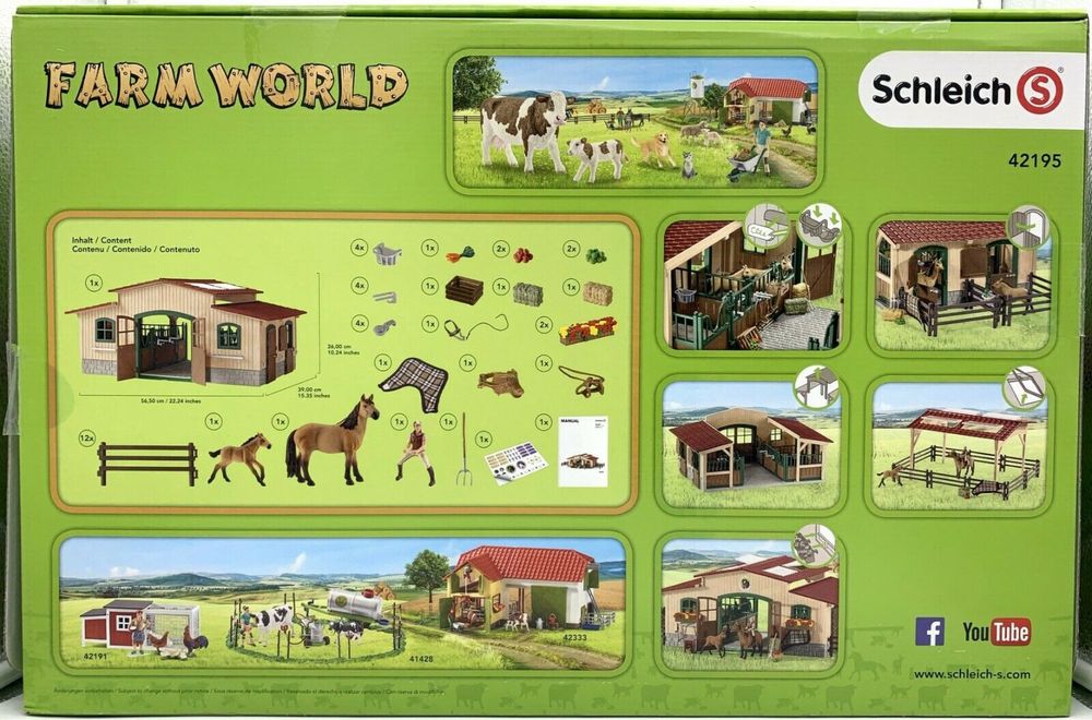 Конюшня Schleich (Шляйх) 42195