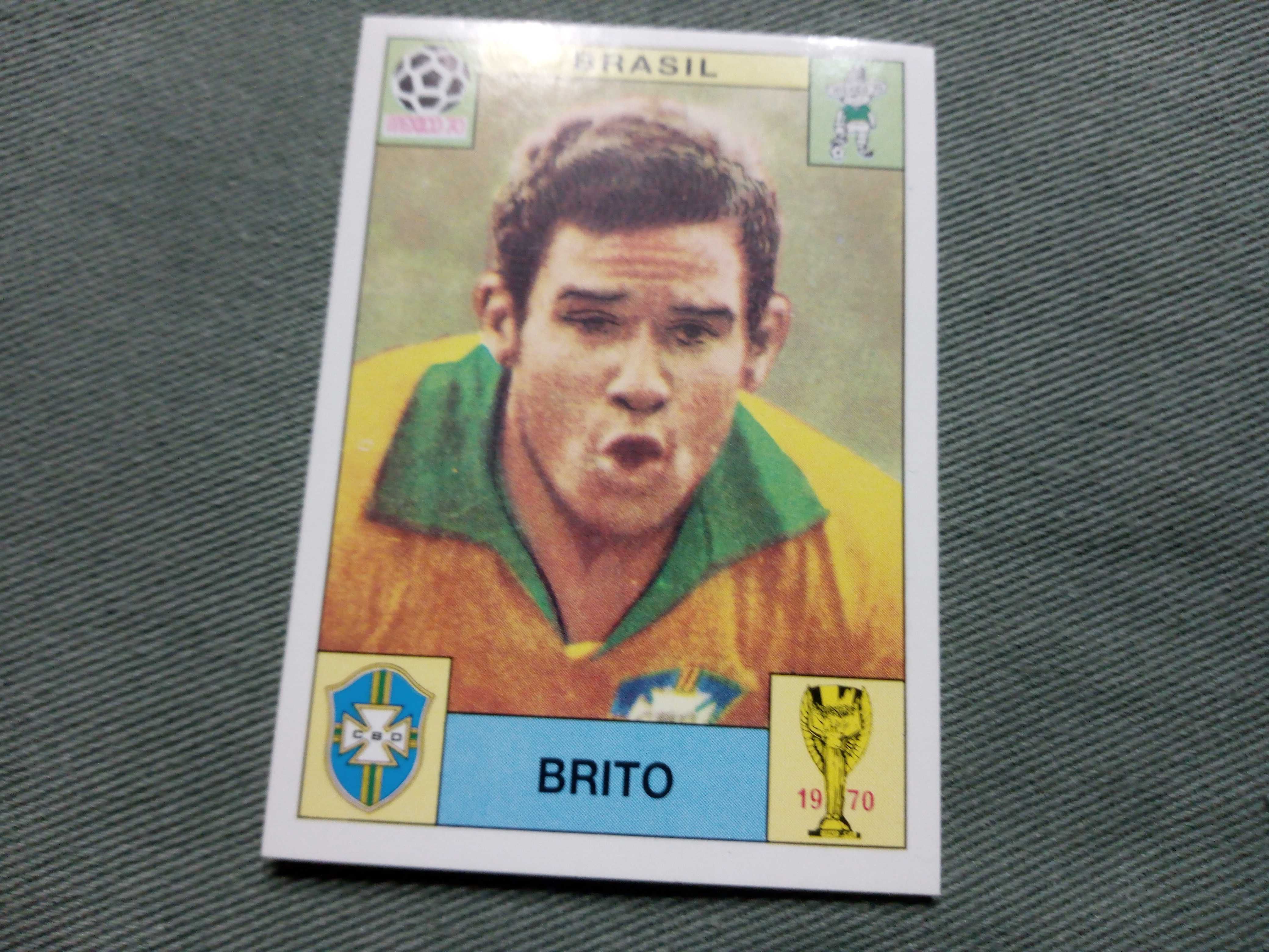 Cromo Panini World Cup Story de Brito no Mundial de 70