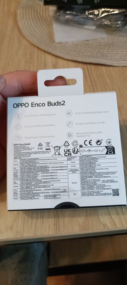 Słuchawki oppo enco buds2