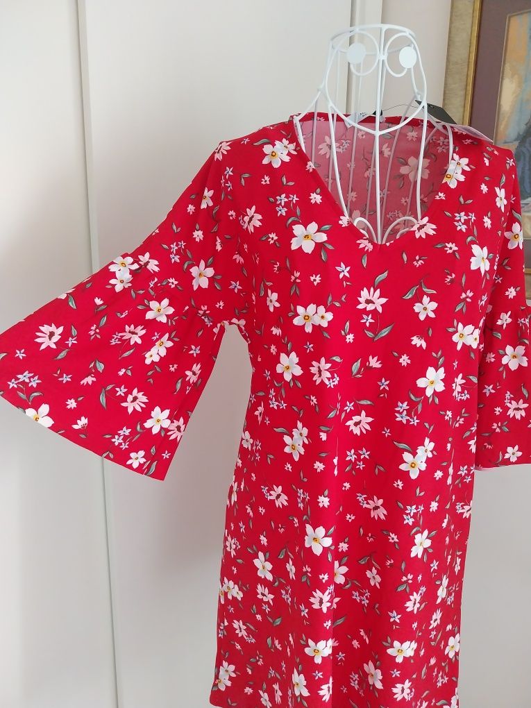 Vestido verão | Mango | vermelho | Tamanho XS | novo com etiqueta