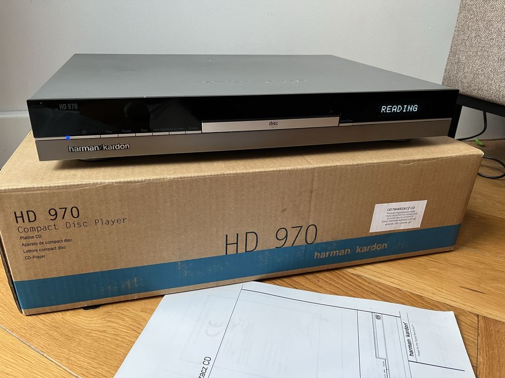 Harman Kardon HD970 odtwarzacz CD Przetwornik D/A wzorowy stan HiFi