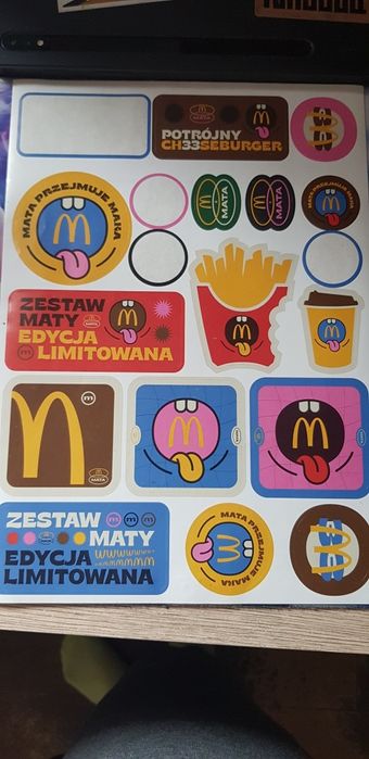 Mata McDonald's naklejki