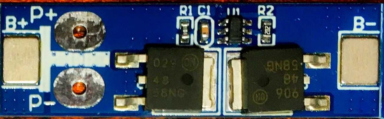 Плата BMS 3.7v 16a Li-ion