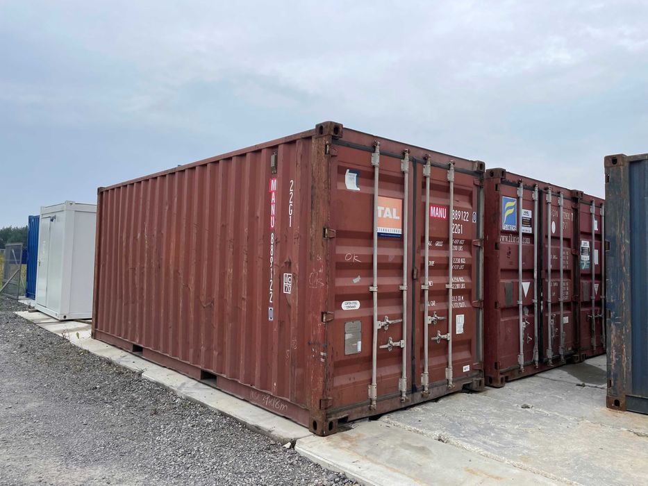 Kontener morski, oceaniczny, magazynowy, garaż 20DC/6m, transport