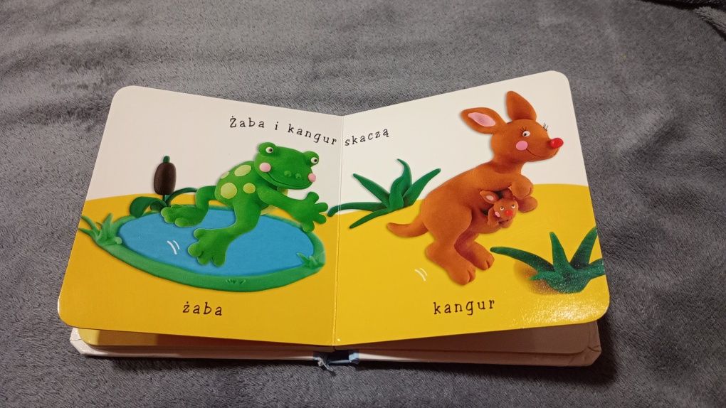 Obrazki dla maluchów. Dzikie zwierzęta, krok po kroku, świat w ruchu,