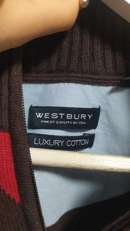 Westbury sweter z golfem