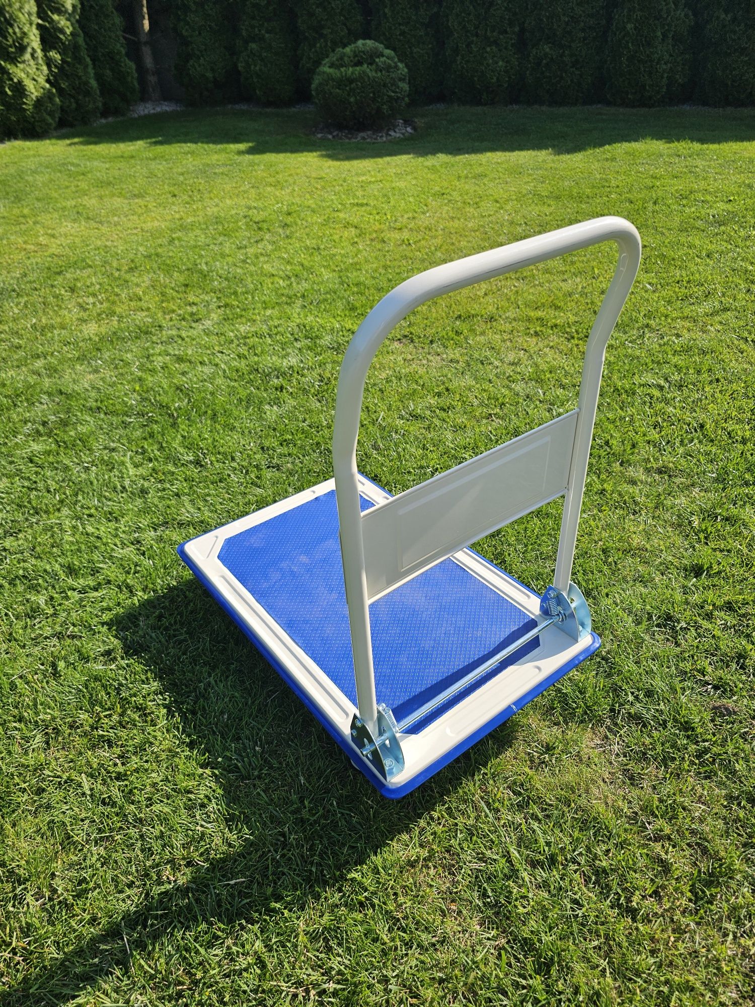Wózek transportowy, platformowy, udźwig 150 kg, składany