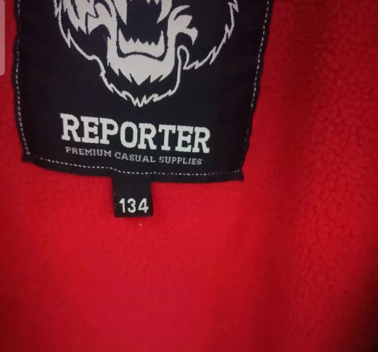 Kurtka zimowa chłopięca rozmiar 134 Reporter