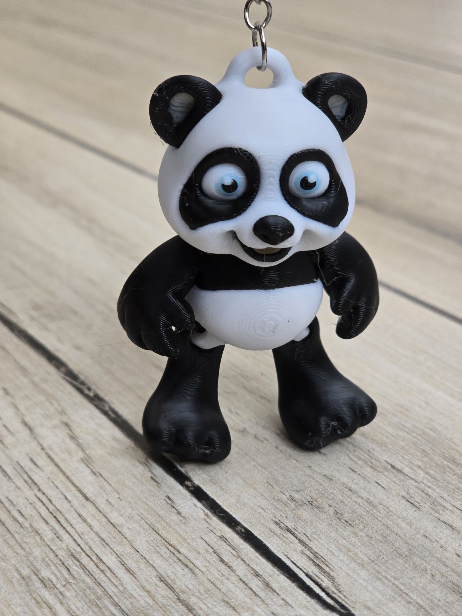 Brelok Panda 3D do Kluczy / Torebki - Druk3d Keychain fidget mixGadzet