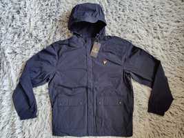 Nowa kurtka softshell Lyle & Scott z kapturem XL, w kolorze Dark Navy